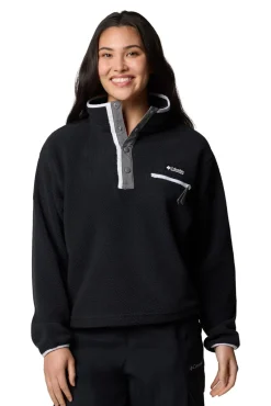 Forro polar sherpa corto con cierre medio Helvetia™ II para mujer