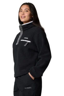 Forro polar sherpa corto con cierre medio Helvetia™ II para mujer