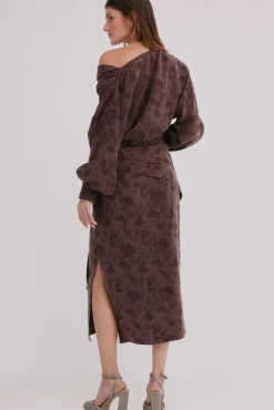 Ágatha. Vestido jacquard