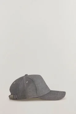 Gorra visera textil