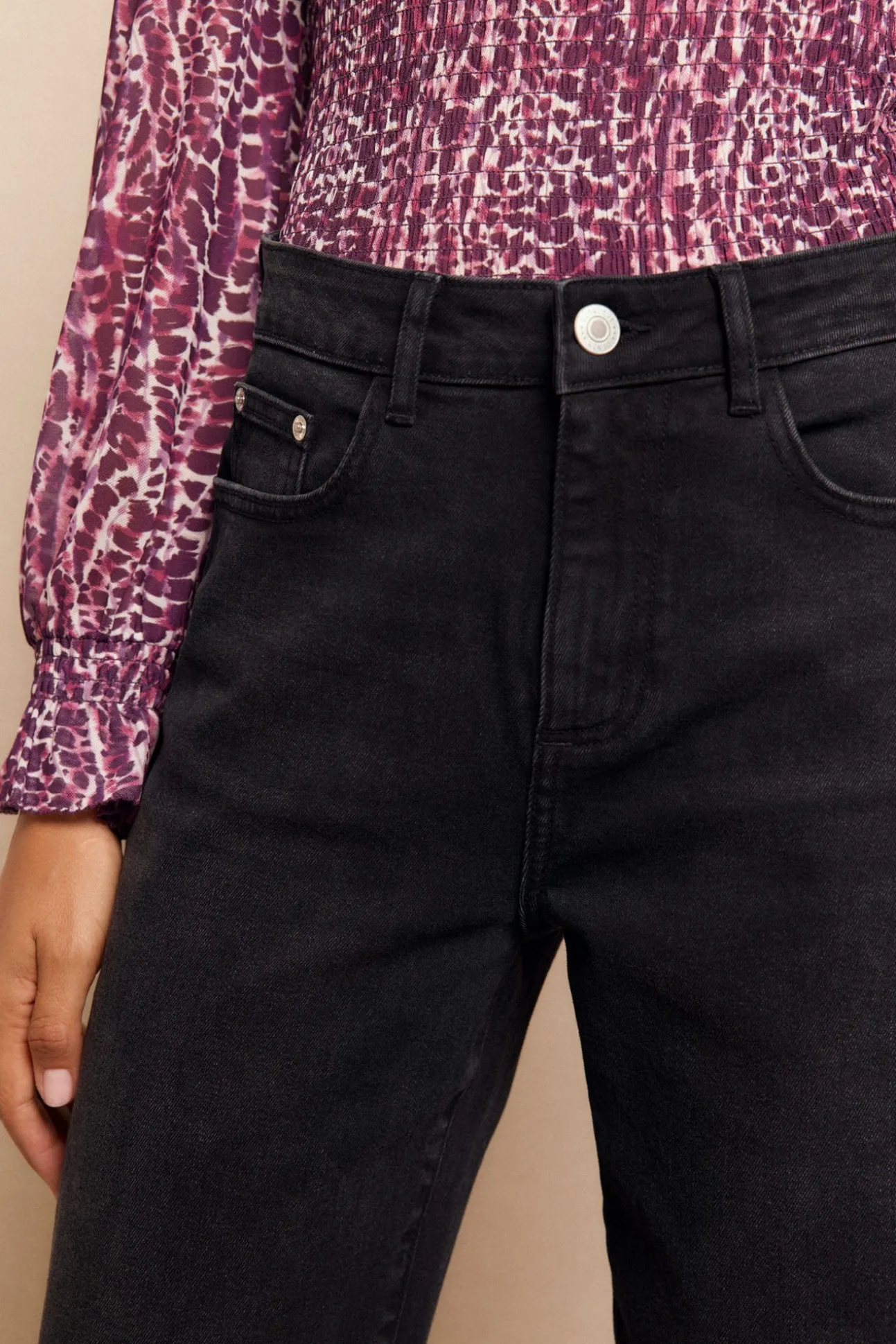 Jeans abertura bajo