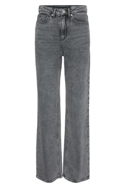 Jeans de tiro alto