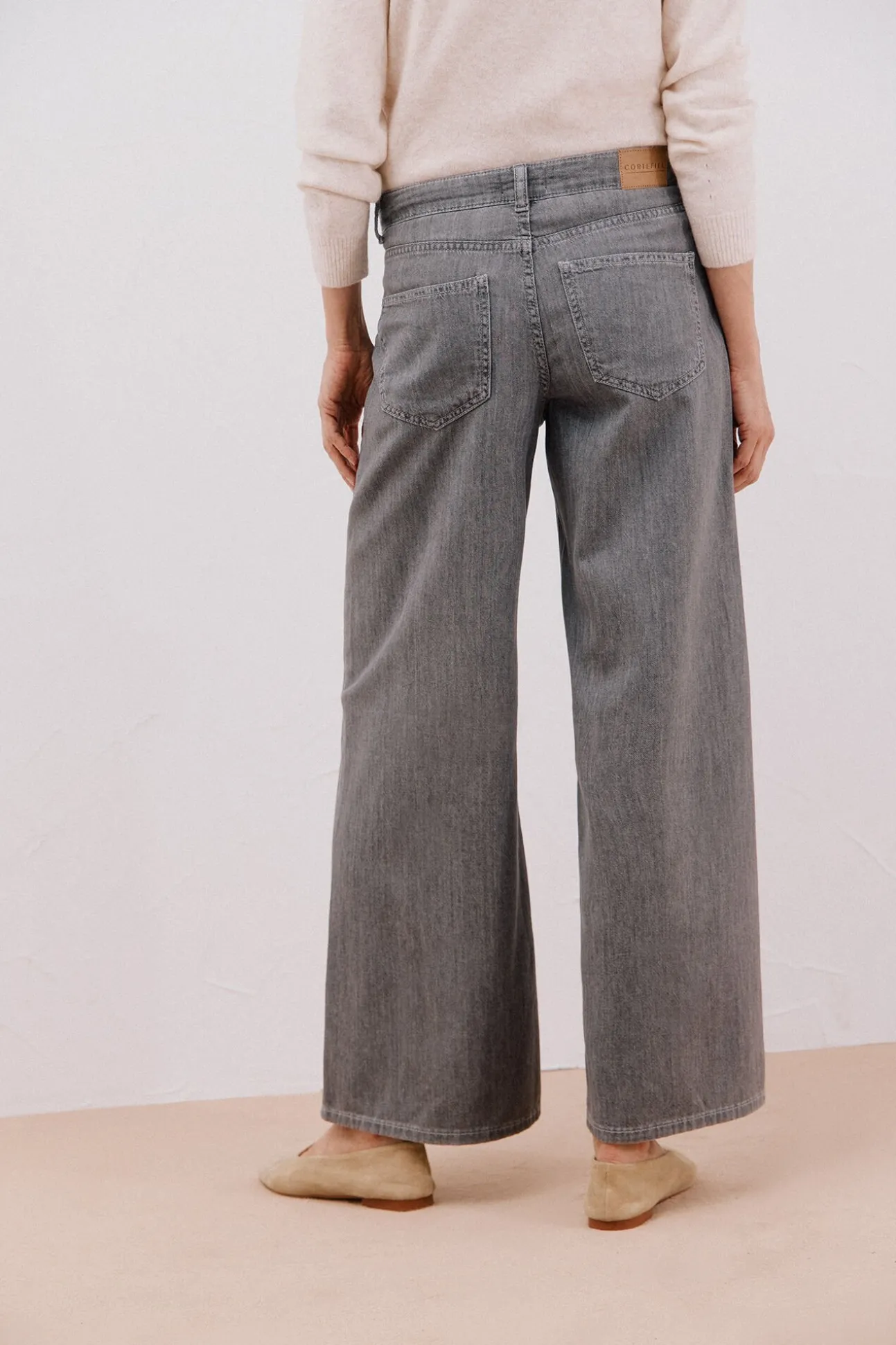 Jeans long palazzo