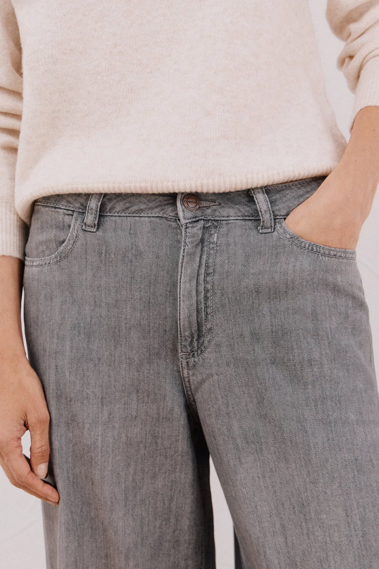 Jeans long palazzo