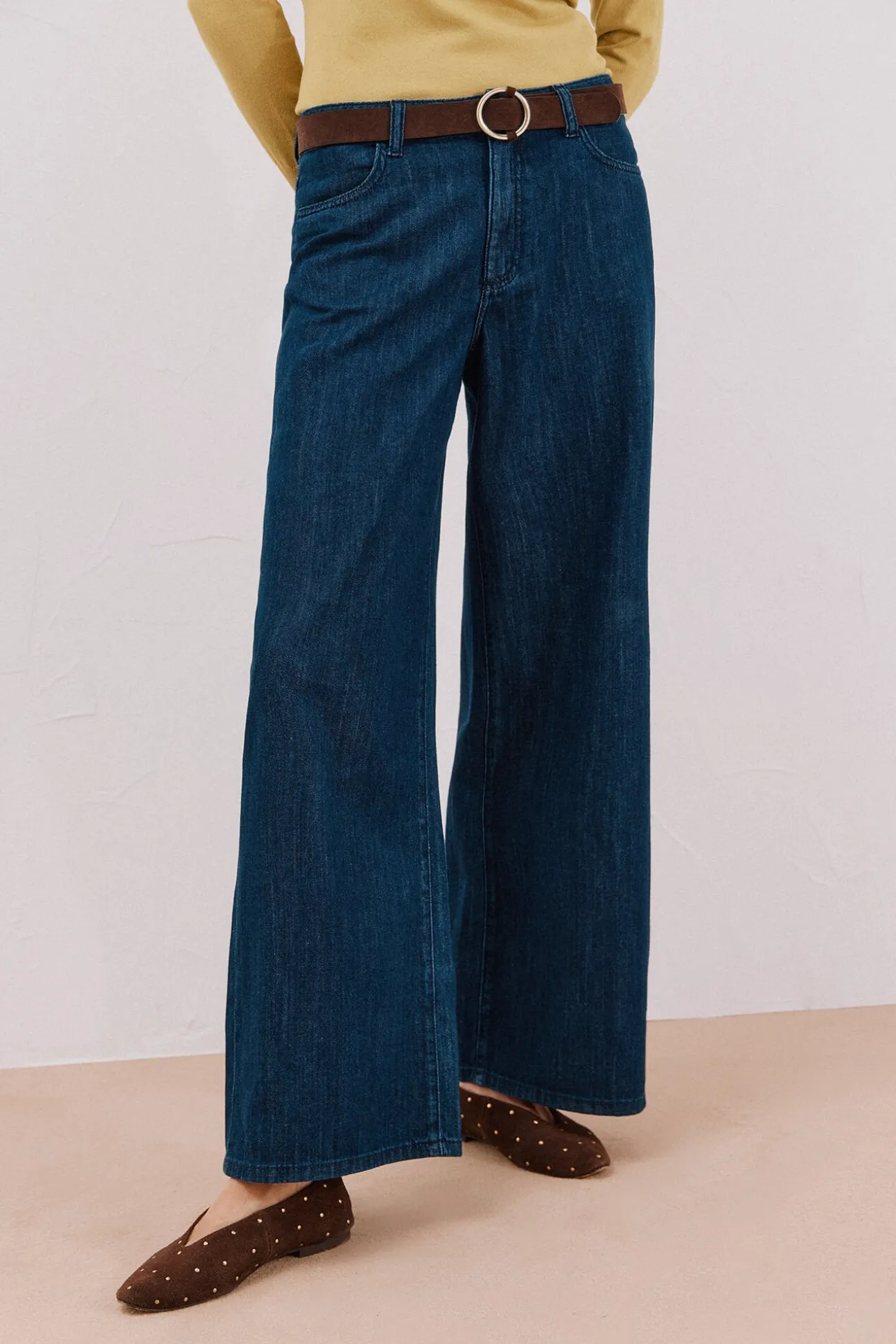 Jeans long palazzo