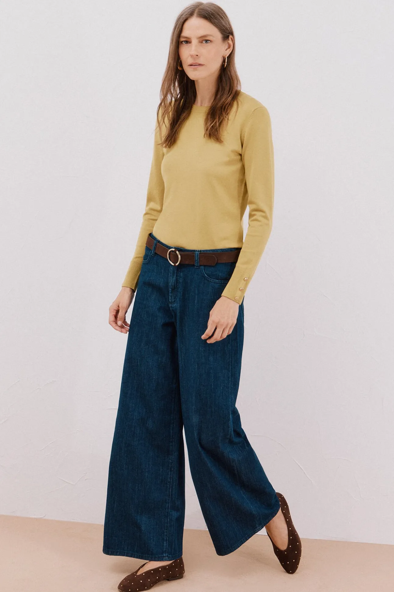 Jeans long palazzo