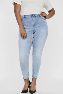 Jeans pitillo talla grande