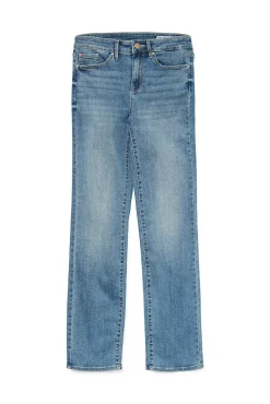 Jeans recto tiro alto