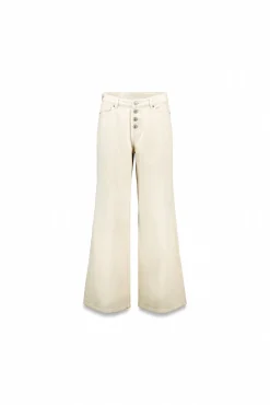 Jeans wide buttons