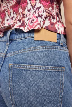 Jeans wide buttons