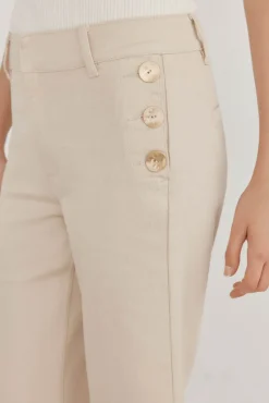 Jeans wide leg cropped