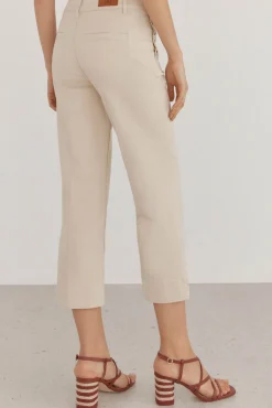 Jeans wide leg cropped