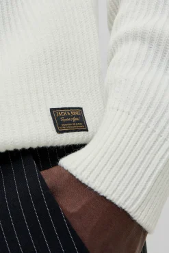 Jersey básico cuello vuelto