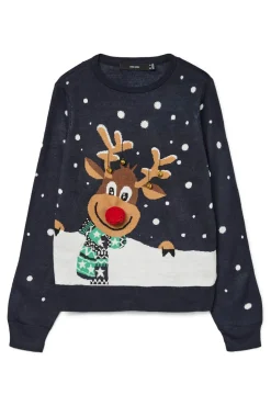 Jersey con estampado navideño
