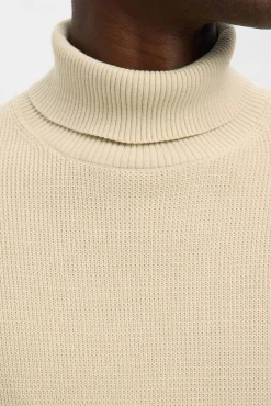 Jersey cuello alto 100% algodón orgánico
