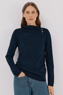 Jersey cuello botones