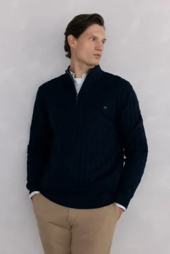 Jersey cuello camionero