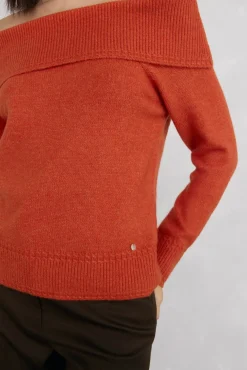 Jersey cuello envolvente