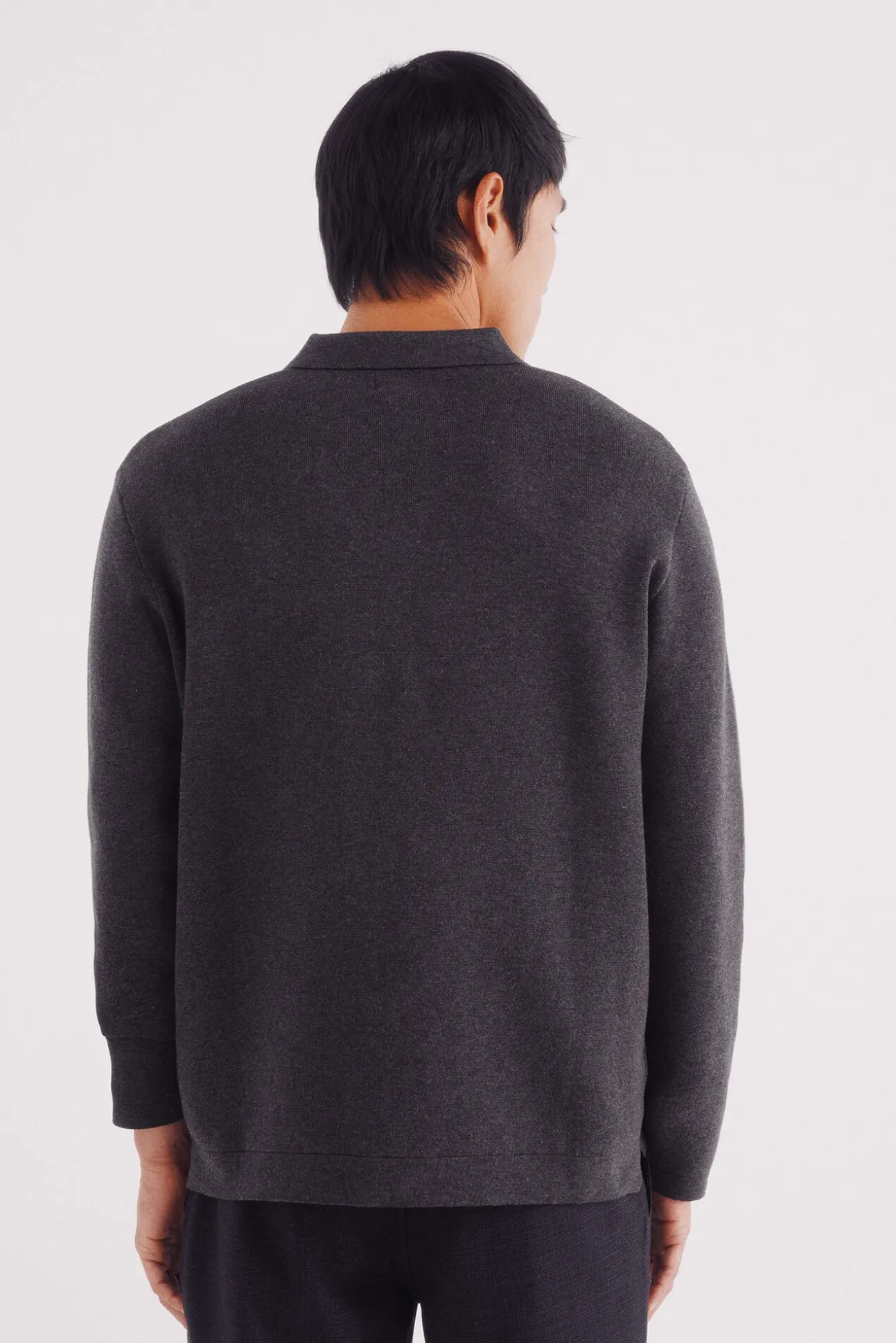 Jersey cuello polo botones
