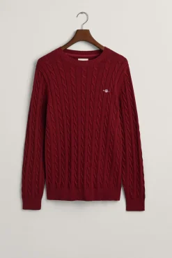 Jersey de algodón con cuello redondo