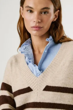 Jersey de punto Cecil Stripe