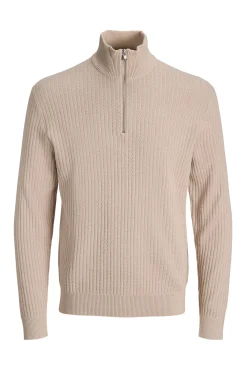 Jersey de punto cuello cremallera