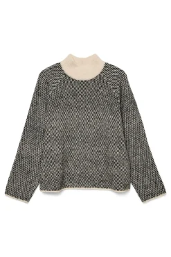 Jersey de punto cuello subido