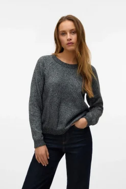 Jersey de punto de mujer con lurex