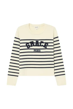 Jersey de rayas marinero