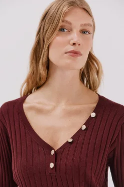 Jersey pico botones