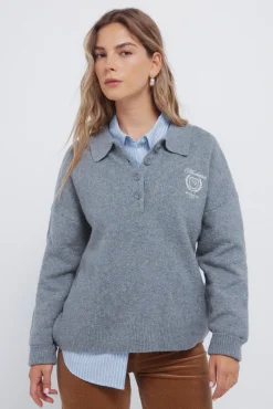 Jersey polo bordado