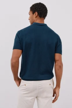 Jersey polo manga corta algodón estructura