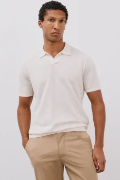 Jersey polo manga corta algodón estructura