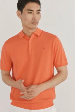 Jersey polo premium manga corta algodón