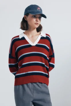 Jersey polo rayas