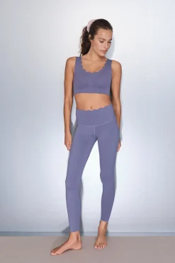 Leggings COMPRESSIVE largo morado