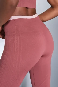Leggings largos SEAMLESS COMFORT rosa
