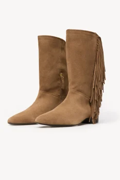 Lola. Botas serraje flecos