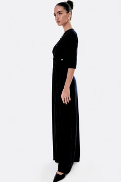 Maxi vestido con nudo