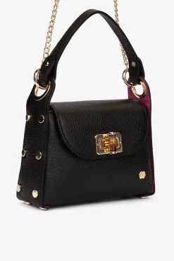 Mini bolso tachas piel