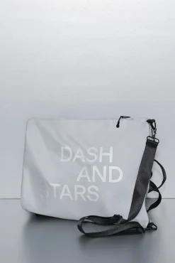 Mochila multiposición nylon efecto metalizado