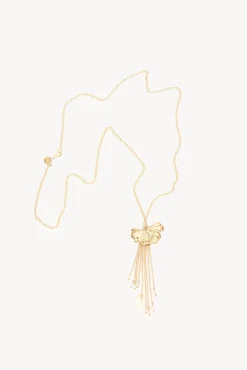 Neisa. Collar largo moneditas