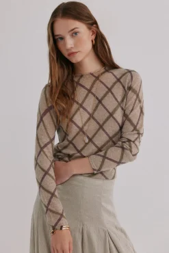 Nora. Top estampado
