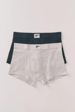 Pack 2 boxers lisos azul