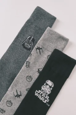 Pack 3 calcetines largos algodón Star Wars