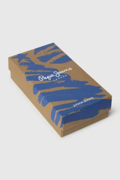 Pack de 3 calcetines rayas Navidad