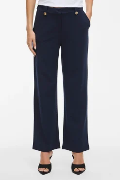 Pantalón ancho con botones