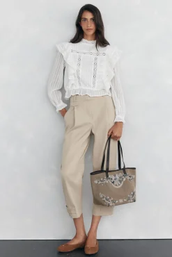 Pantalón bajo ajustable