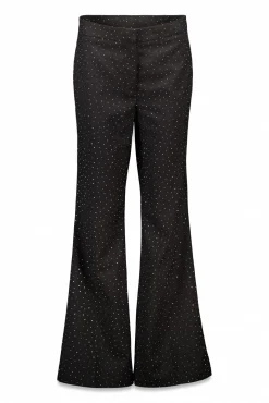 Pantalón campana de strass