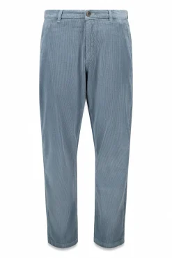 Pantalón chino pana lavada comfort slim fit